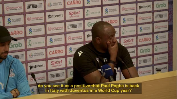 Vieira on Pogba's return to Juventus